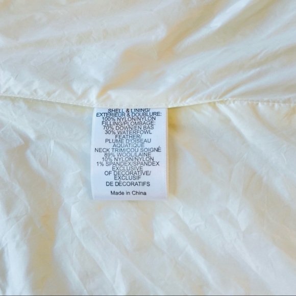 ❤️ TORY BURCH Tricia White puffer Vest Size XS M24 - Picture 11 of 11